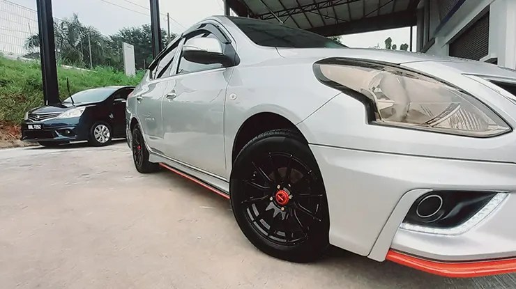 Saiz Tayar Nissan Almera