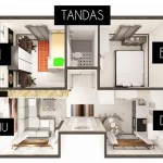 Saiz Rumah Modern 2 Bilik